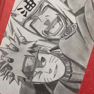 Jiraya X Naruto